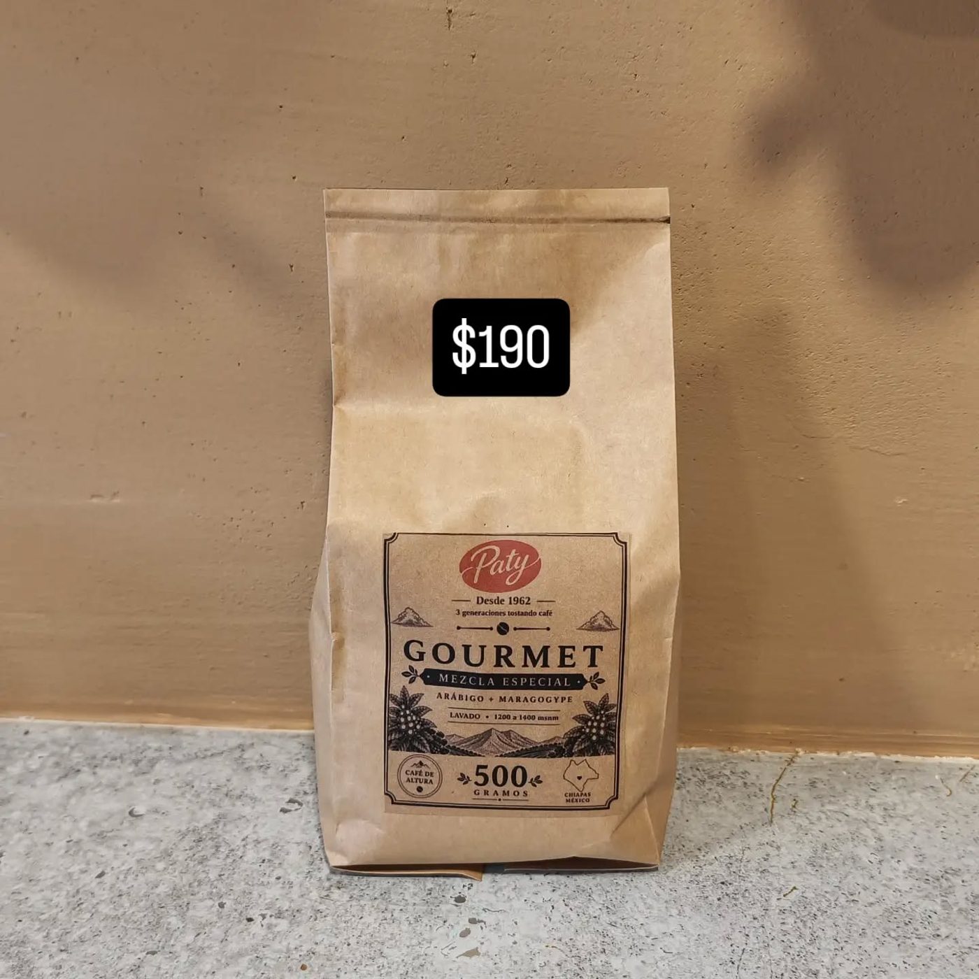 Bolsa de Café Paty Gourmet Mezcla Especial de 500 gramos